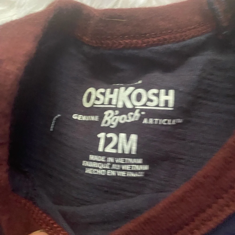 Oshkosh 12 month boy shirt sleeve tee tshirt